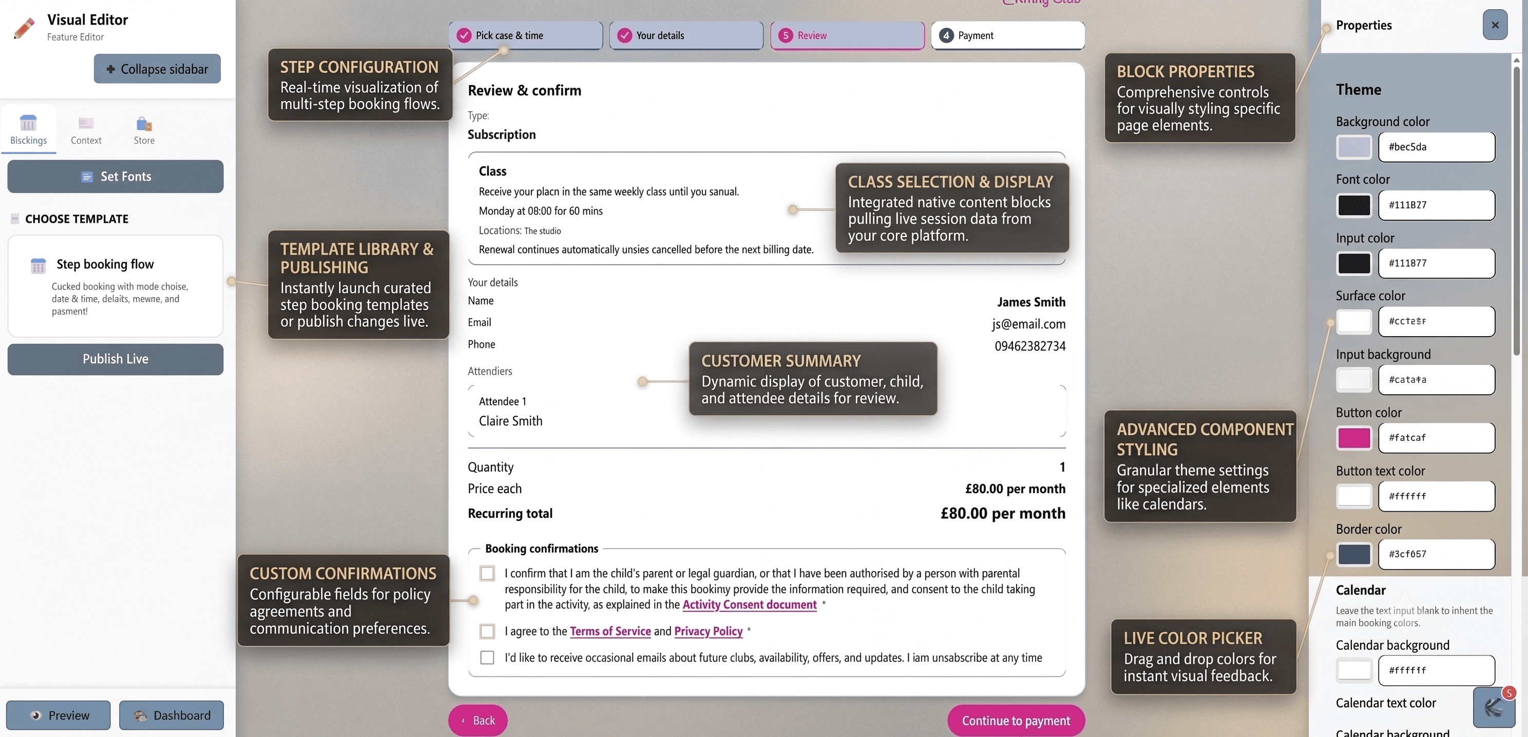 Kimshi feature wizard editor screen