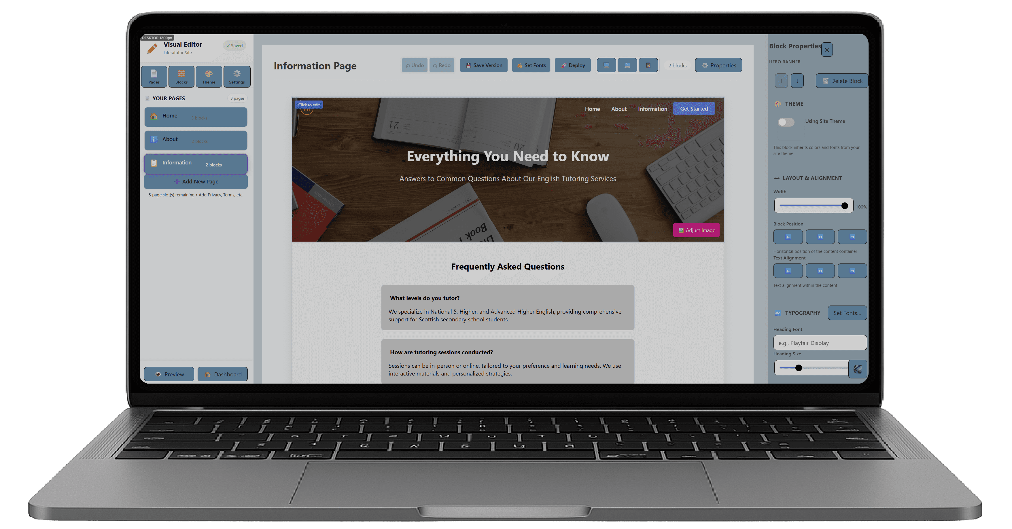 Kimshi Simple connected platform dashboard preview